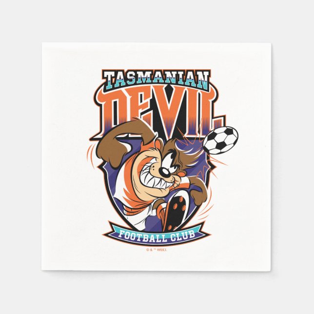 Tasmanian Devil Football Club Badge Pappersservett (Framsidan)