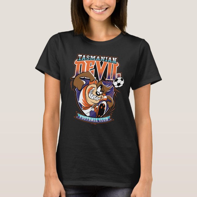 Tasmanian Devil Football Club Badge T Shirt (Framsida)