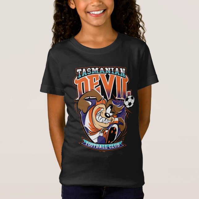 Tasmanian Devil Football Club Badge T Shirt (Framsida)