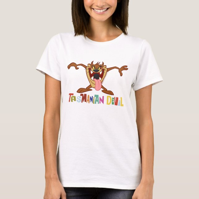 TASMANIAN DEVIL™ stående Tee Shirt (Framsida)