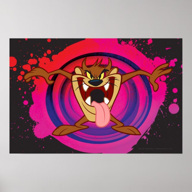 TASMANIAN DJÄVULEN™ Stående Poster (Framsidan)