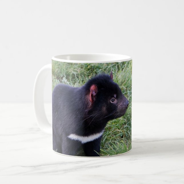Tasmanian Djävulen, Tasmania, Australien Kaffemugg (Framsida vänster)