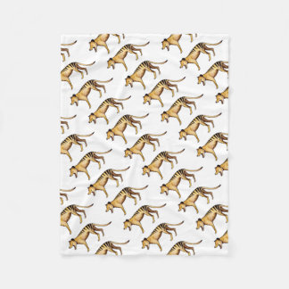 Tasmanian tiger, Thylacine Fleecefilt
