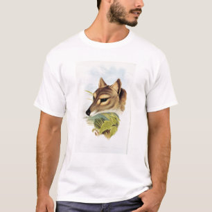 Tasmanian varg eller tiger tee shirt