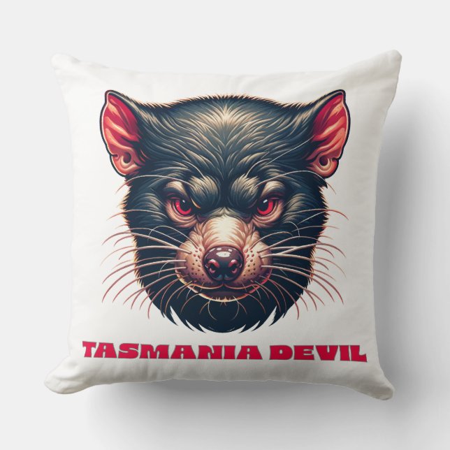 Tasmanien Djävul Australien Kudde (Framsida)