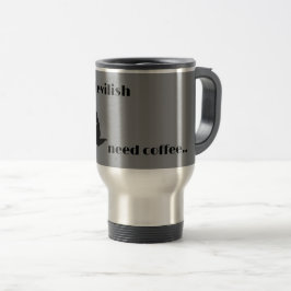 Tasmanisk djävul kaffe resemugg