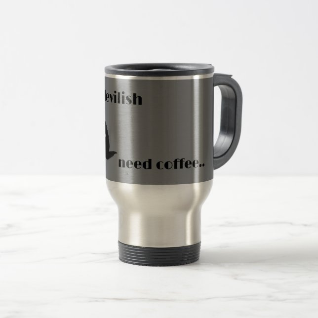 Tasmanisk djävul kaffe resemugg (Framsida höger)