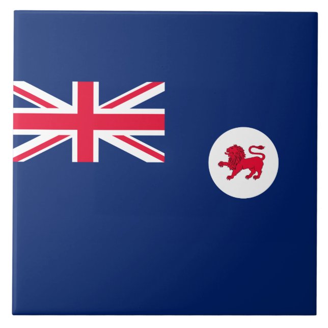 Tasmaniska Flagga (Tasmania) (Australiska staten) Kakelplatta (Framsidan)