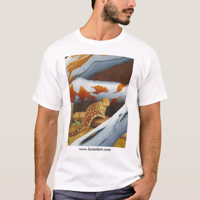 Tasmaniska Qual Australien Tee (Framsida)