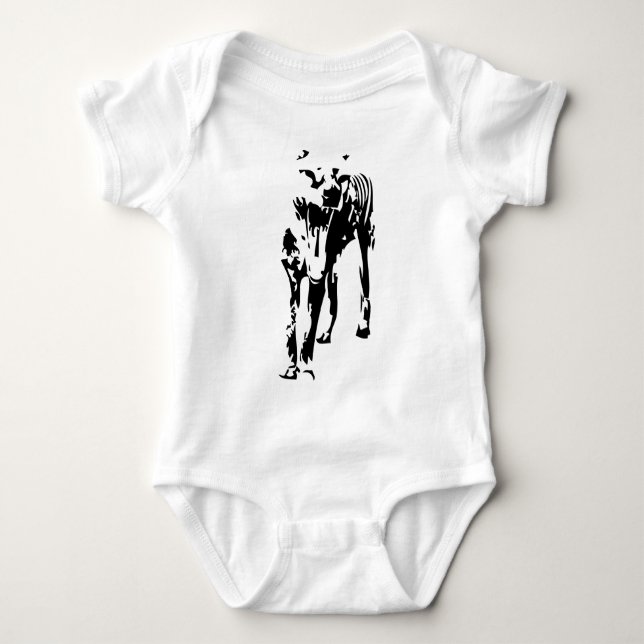 Tasmaniska tiger (tylacin) ärmlös tee (Framsida)