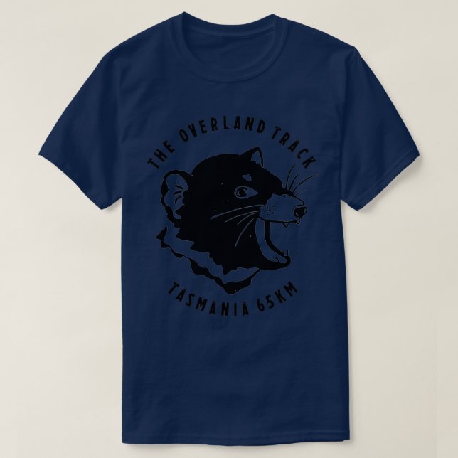 Tasmaniskt markspår t shirt (Design framsida)