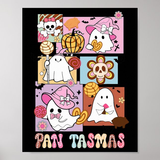 Tasmas spökpumpa läskiga Conchas Halloween Poster (Framsidan)