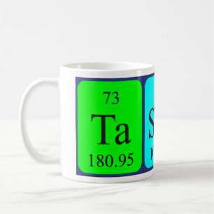 Tasmin Periodisk bord namn mugg