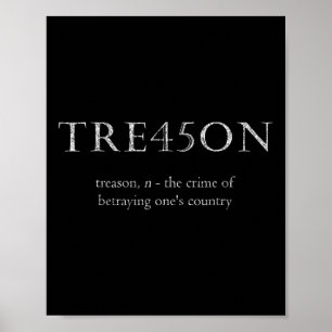 Tason Tre45on Distress Impeach Poster