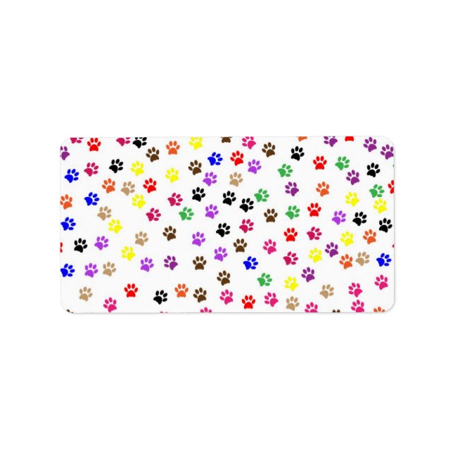 Tass-adressetikett Adressetikett (Framsidan)