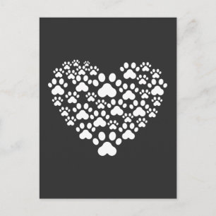 Tass Animal Heart Veterinarian Vet Tech Vykort