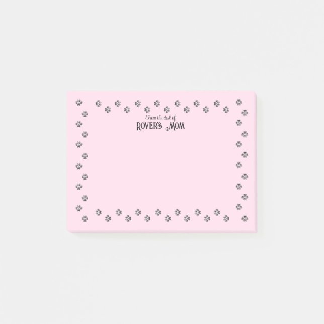 Tass avtryck Anpassningsbar från skrivbordet Post-it Block (Framsida)