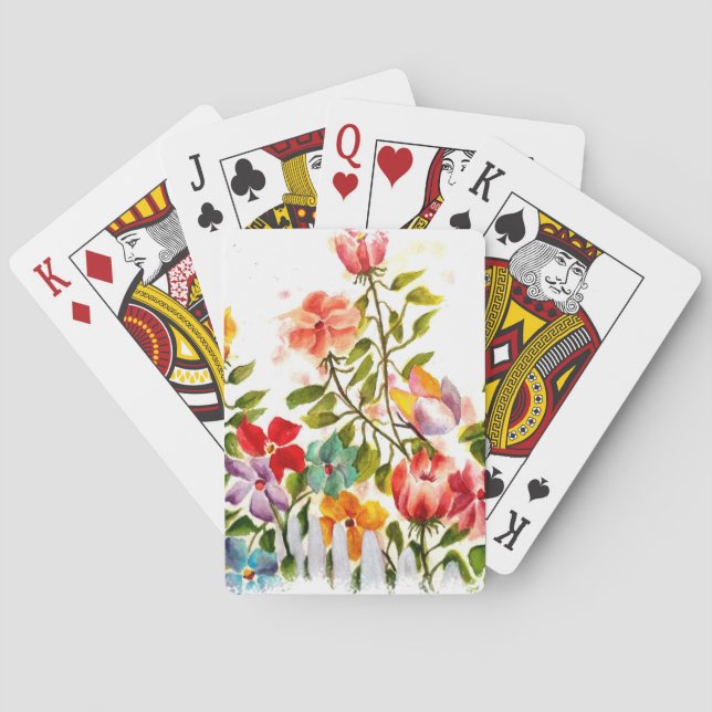 TASS AVTRYCK BAK STAKET SOM LEKER KORT SPELKORT (Baksidan)