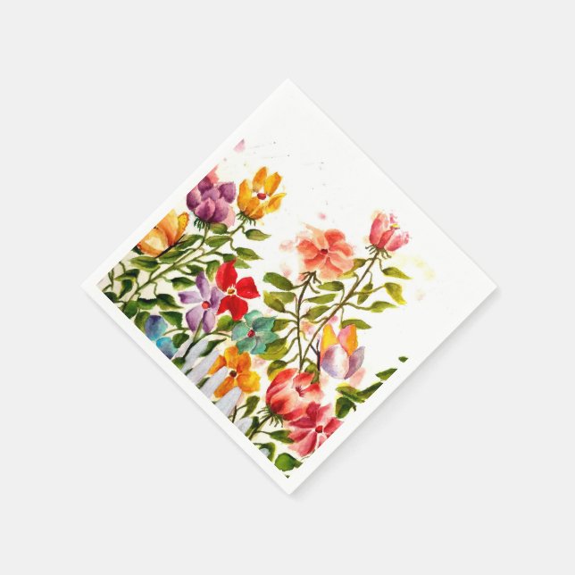 TASS AVTRYCK BAKOM PAPPRA NAPKINER PAPPERSSERVETT (Hörn)