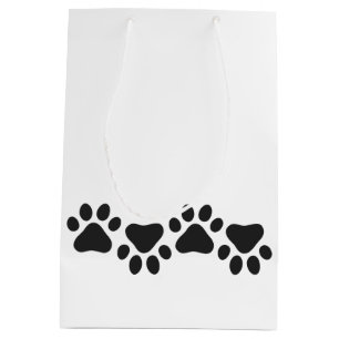 Tass avtryck Black White Djurälskare Hundar Cats M