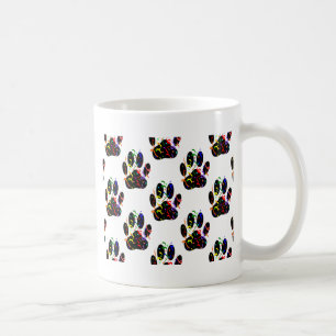 Tass avtryck confetti och Party Streamer Mönster Kaffemugg