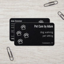 Tass avtryck Dog Walker Pet Sitter Premium Black