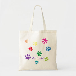 Tass avtryck från färglösa djur tygkasse