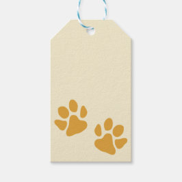 Tass avtryck Guld Presentetikett