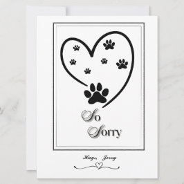 Tass avtryck Heart Design Julkort
