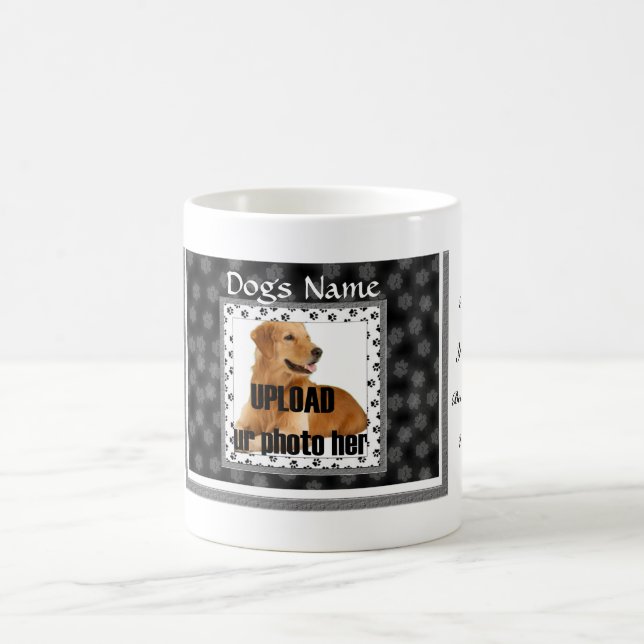 tass avtryck Hund Memorial Keepsaké Kaffemugg (Center)