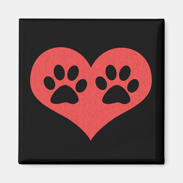 Tass avtryck i mitt hjärta av Shirley Taylor Magnet (Framsidan)