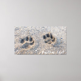 TASS AVTRYCK I PHOTO-FOTAN SAND PUPPY HUNDÄLSKARES CANVASTRYCK
