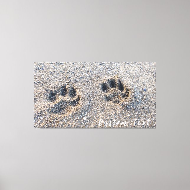 TASS AVTRYCK I PHOTO-FOTAN SAND PUPPY HUNDÄLSKARES CANVASTRYCK (Framsida)