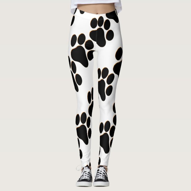 Tass avtryck leggings (Framsida)