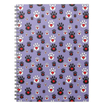 Tass avtryck med Röda hörn på blått