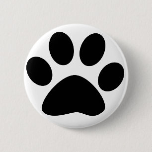 Tass avtryck Mönster Anpassningsbar Cute Black Whi Knapp