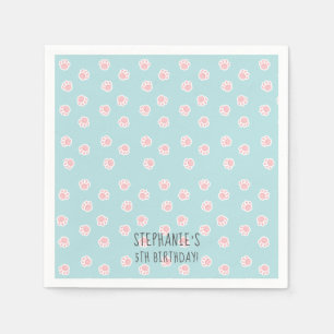 Tass avtryck Napkins Pappersservett