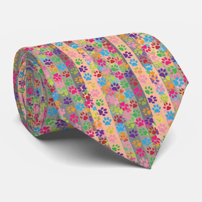 Tass avtryck Necktie Slips (Rullad)