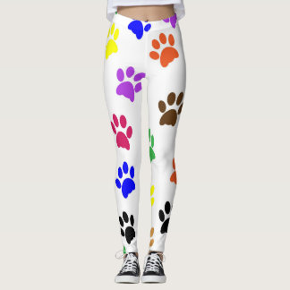 tass avtryck över leggings