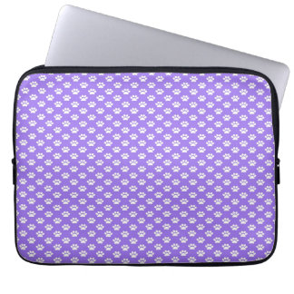 Tass avtryck på lilor laptop sleeve