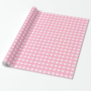 Tass avtryck på rosa bakgrund presentpapper