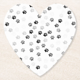 Tass avtryck Papper Underlägg för Hundälskare