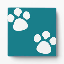 Tass avtryck Plaque - Teal