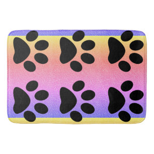 tass avtryck Rosa Glitter Multifärgad Ro Guld Badrumsmatta