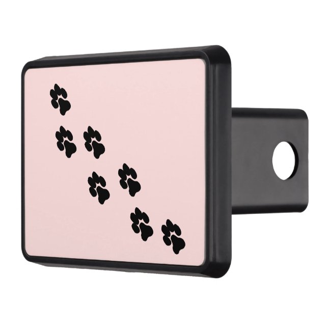 Tass avtryck Rosa Tow Hitch Cover Dragkroksskydd (Vänster)