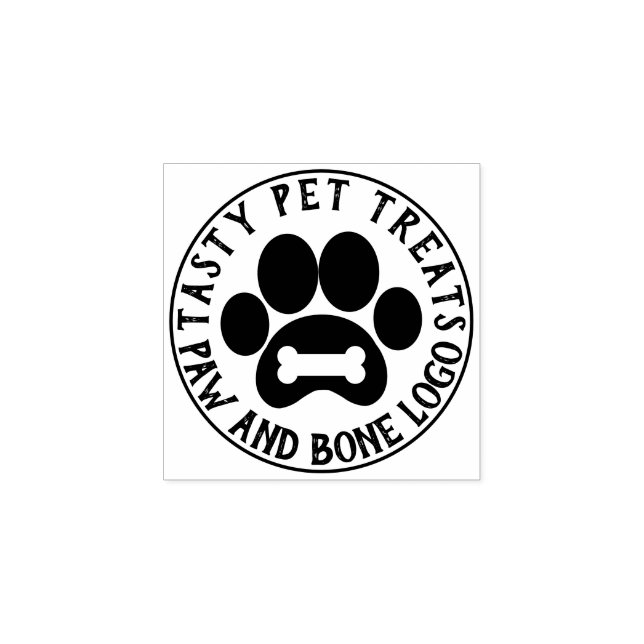 Tass Bone Hund Cat Pet shop Treats Mat Stämpel (Tryck)