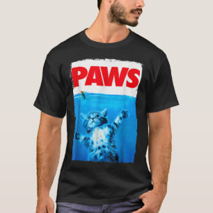 Tass Cat och Mouse Top, Cute Funny Cat Lover Parod T Shirt
