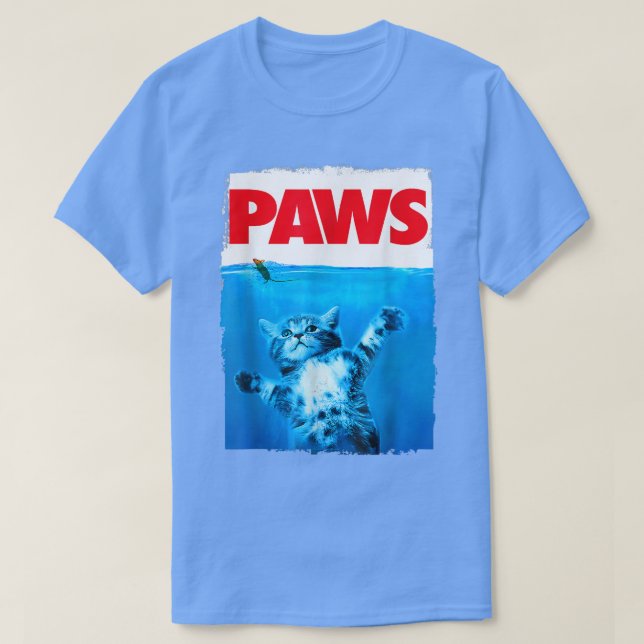 Tass Cat och Mouse Top, Cute Funny Cat Lover Parod T Shirt (Design framsida)