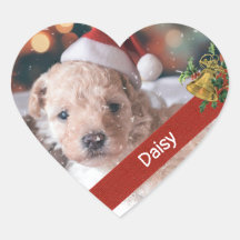 Tass-fect-julpuppy Jingle Bell Holly Sticker