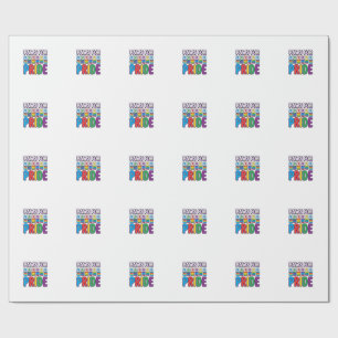 Tass för Pride regnbågsfotavtryck husdjursälskare Presentpapper